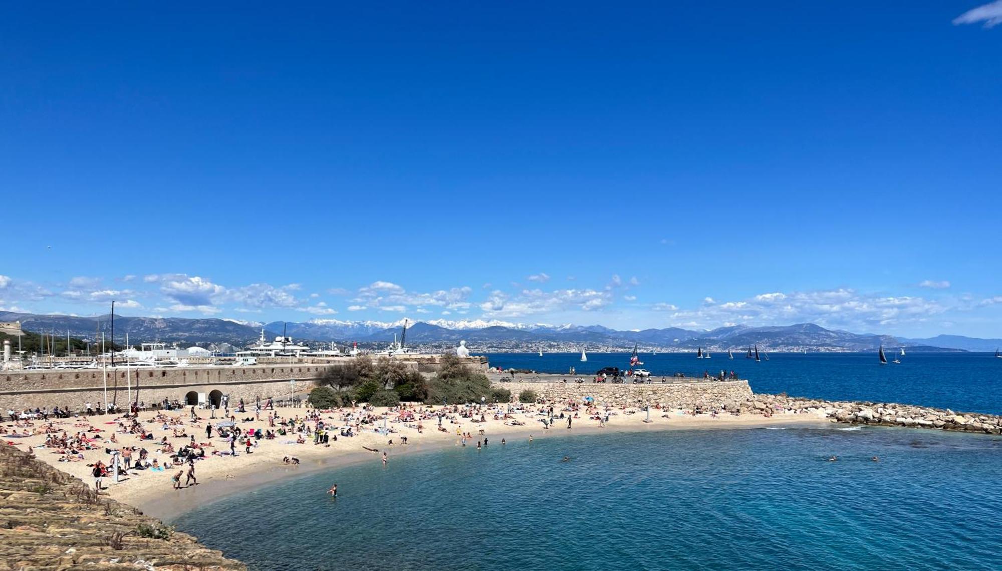 Antibes Carre D'Or Bastion Albert 1Er Vue Mer Экстерьер фото